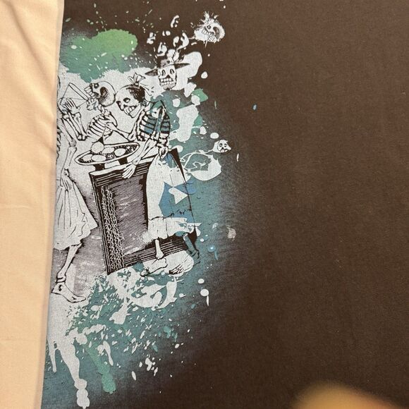 Jose Cuervo Tradicional Tequila T-Shirt Black Blue Skeletons Men’s XL Halloween - Picture 9 of 9